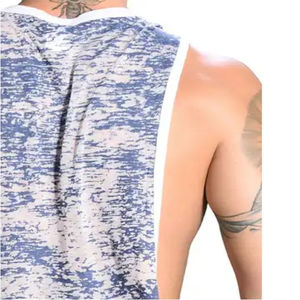 Camiseta sin mangas para hombre, camiseta sin mangas de algodón muscular para Fitness, camiseta interior de entrenamiento para hombre, camisetas de gimnasio, ropa deportiva - Product Image 6