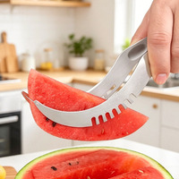 Handmatige watermeloensnijder van 304 roestvrij staal met eenvoudig te reinigen functie voor fruit & groente keukengerei