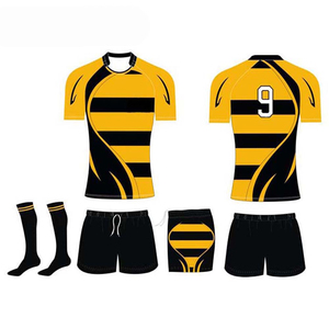 Short en jersey de bonne qualité Uniforme de rugby confortable conçu pour soutenir les performances actives de l'équipe - Product Image 1