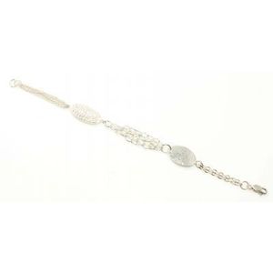 Bracelet chaîne de corps tendance en argent sterling 925 avec pierre brute - Product Image 4