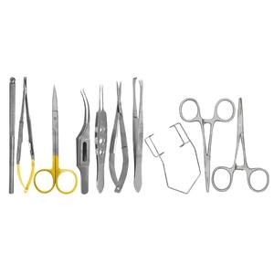 Kit oftálmico veterinario de 10 piezas para animales pequeños, juego de instrumentos quirúrgicos veterinarios de acero inoxidable de Vaslcare - Product Image 1