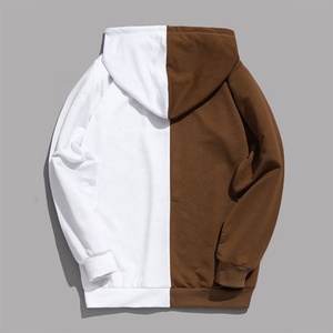 Sweats à capuche et sweat-shirts à capuche pour hommes de grande taille, couleur unie, logo personnalisé, marque privée brodée OEM, ensemble unisexe - Product Image 2