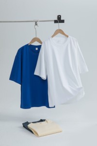 T-shirt 290 g/m², poids lourd, décontracté, manches courtes, haute qualité, style vintage, coupe ajustée, respirant, couleur personnalisée, impression DTG, homme - Product Image 3