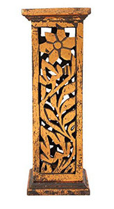 Top Selling Acacia Wood Aromatic Bakhoor Burner <b>Incense</b> <b>Holder</b> From India Home <b>Aromatherapy</b> <b>Diffuser</b> - Product Image 3