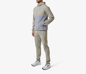 Survêtements unisexes pour hommes de haute qualité à bas prix, style streetwear, blocs de couleur, à capuche, imprimés, coupe-vent, ensemble 2 pièces - Product Image 2