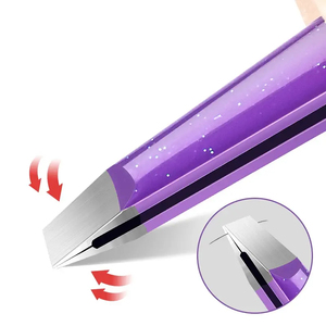 Ensemble de pinces à cils professionnelles incurvées et droites en acier inoxydable, anti-magnétiques, à pointe lisse, poignée confortable, haute qualité, 10 mm - Product Image 4