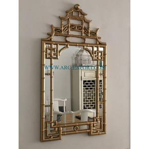 Clé Designer Métal Plaqué Or Unique Nouvelle Arrivée Miroir Mural Premium Qualité Intérieur et Extérieur Salle de Bain Miroir Mural Suspendu - Product Image 3