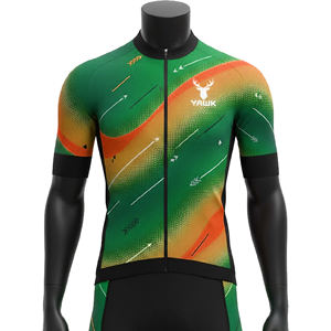 Maillot de cyclisme léger et respirant à manches longues pour homme, service personnalisé ODM OEM, vente en gros, vêtements de cyclisme pour équipe de cyclisme, coupe club - Product Image 6