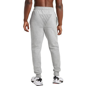 Pantalons de jogging slim fit pour hommes, design optimal, respirants, teinture unie, 100% coton, tissu doux, coupe slim - Product Image 3