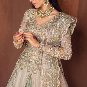 Longue broderie multicolore, prête à porter, cousue, maxi, frontale complète, travail, prix de vente 2023 - Product Image 6