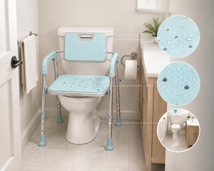 Chaise de toilette réglable de qualité médicale pour les soins à domicile et l'utilisation hospitalière - Product Image 5