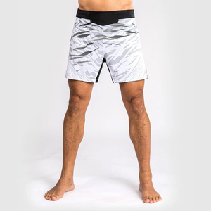 Pantalones cortos de boxeo MMA sublimados duraderos a precio de fábrica al por mayor de gran calidad con pretina antideslizante fabricados por MOVATEXTILES - Product Image 1