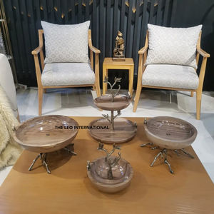 Cuenco para servir chapado en oro y Metal de forma redonda, textura de cocodrilo para el hogar y el Hotel, cuencos decorativos para cenas japonesas - Product Image 3