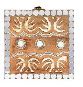 Elegant Wooden Jewelry Organizer Box Hand Carved Patterns Customizable Design Packaging for Dressing Table Decoration <b>Cheap</b> - Product Image 2