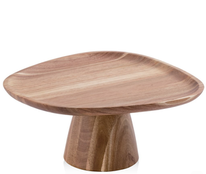 Soporte de pastel personalizable ecológico de calidad superior hecho a mano de madera de grado alimenticio Servidor de postres de lujo al por mayor - Product Image 2