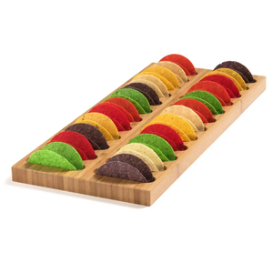 Soporte de madera para Taco Sushi, plato de Sushi de rollo de mano de aspecto superior para vajilla y restaurantes diarios que sirven a precio barato - Product Image 5