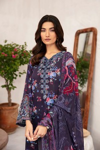 Ropa étnica india y pakistaní, césped de lujo de alta calidad para musulmanes, trabajo bordado pesado, vestidos sin costuras para mujeres - Product Image 3