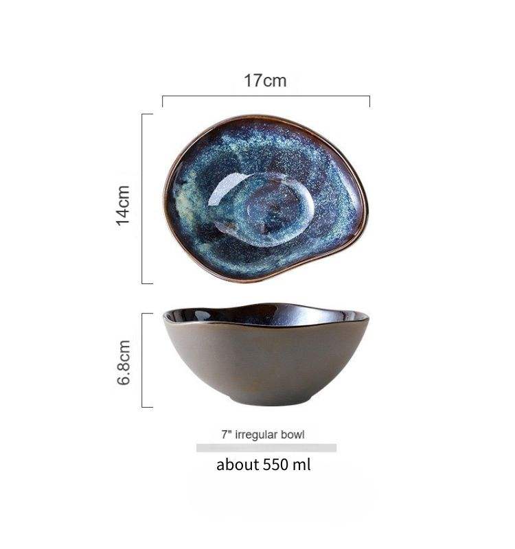 7" irregular Bowl