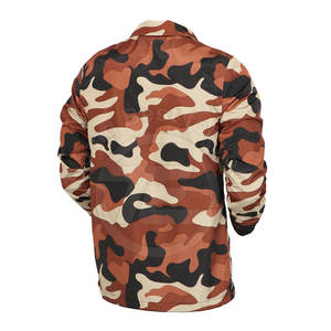 Veste de sport décontractée de haute qualité pour hommes, col montant, logo personnalisé, couleurs unies pour la randonnée hivernale au printemps, service OEM disponible - Product Image 3