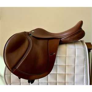 Sillín inglés de cuero hecho a mano, sillín de salto y doma personalizado, cómodo, equitación y carreras - Product Image 6