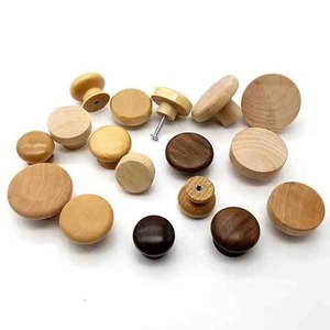 Tirador de madera natural para cocina y dormitorio, armario, armario, pomos de puerta, tiradores de muebles - Product Image 6