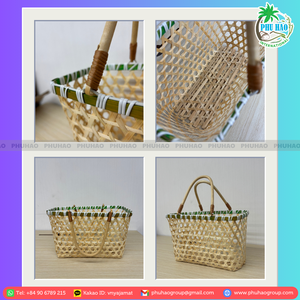 PRODUCTO SUPERIOR Maravillosos bolsos de bambú exportados desde Vietnam Piezas únicas para compradores ecológicos que valoran el estilo - Product Image 2