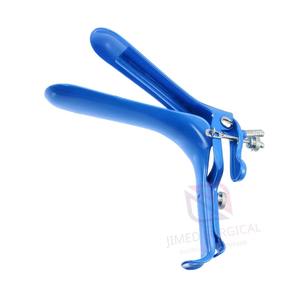 Espéculo Electro Vaginal Manual Reutilizable de Acero Inoxidable con Recubrimiento Azul de Primera Calidad para Ginecología |   Herramientas de Examen Médico - Product Image 1