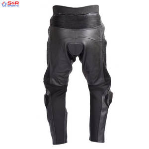 กางเกงหนังทำจากวัสดุหนังสำหรับงานหนักกางเกงมอเตอร์ไซด์ออกแบบได้ตามที่ต้องการโลโก้ของคุณเอง - Product Image 6