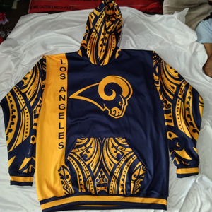 2024 Men's New Style Sublimated Samoa Club Hoodie Polyester Pullover Winter Sweatshirt Customized Design Puff 6XL Fleece - Product Image 4