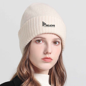 Gorros de Punto para Hombre de Secado Rápido, 100% Lana, Transpirables, Modernos, Personalización OEM, Gorro de Jacquard - Product Image 2