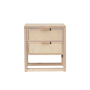 Wholesale Handmade Natural Wooden Cane <b>Storage</b> <b>Drawers</b> Farmhouse Bedside Lamp Bedroom Furniture From Vietnam - Product Image 3