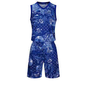 ชุดบาสเก็ตบอลโพลีเอสเตอร์คุณภาพสูงสั่งทำพิเศษ ระบายอากาศได้ดี เหมาะสำหรับการฝึกซ้อม  แบบซับลิเมชั่น สำหรับกีฬา - Product Image 2