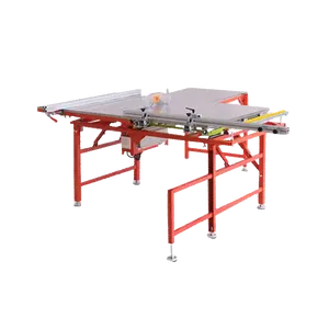 MJ104 portable table saw table for wood cutting machine woodworking double invisible slide dust free folding table saw