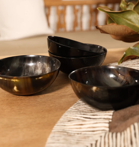 ชามขัดควายฮอร์นชามเสิร์ฟสีแบบกำหนดเองสำหรับร้านอาหารโรงแรมห้องครัว - Product Image 4