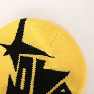 Gorro de Punto Unisex de Moda, Producto en Oferta, Material de Lana, Cálido para Invierno, Color Puro de Marca - Product Image 4