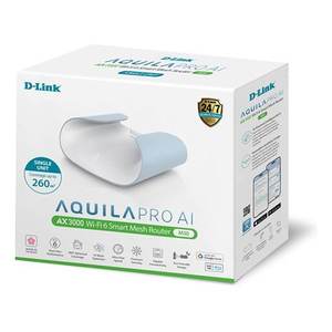 Router Mesh de Doble Banda D-Link Aquila PRO AI AX3000 Blanco y Azure M30 E 0935310 - Product Image 2
