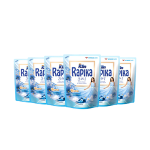 Suavizante de Ropa Rapika Purple Mystical Tokyo, Aroma Urbano Sofisticado, Bolsa de 300 ml, Venta al Por Mayor - Product Image 3