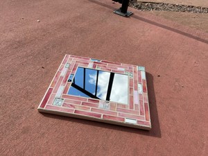 Silver <b>mosaic</b> <b>mirror</b>,round <b>mosaic</b> <b>mirror</b> - Product Image 5