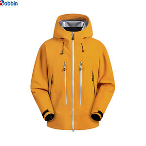 Chaqueta Impermeable de Tres Capas Personalizada para Hombre, Chaqueta Cortavientos Transpirable con Cremallera y Capucha Completa, Impermeable para Exteriores - Product Image 4