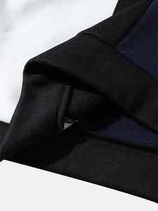 Haute qualité surdimensionné 100% coton manches longues coton hommes sweat pull personnalisé blanc col rond sweat pour hommes - Product Image 6