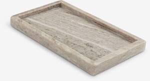 Bandeja Rectangular de mármol blanco pequeña, elegante bandeja organizadora de baño o tocador, bandeja de almacenamiento de mármol de lujo para decoración del hogar y la Oficina - Product Image 4