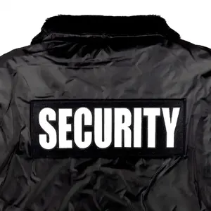 Chaqueta de Invierno de Seguridad de Color Negro Sólido Personalizada, Abrigo Exterior Resistente para Trabajo Pesado, Hecho para Equipos Profesionales de Servicio al Aire Libre - Product Image 3
