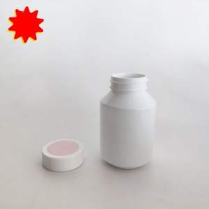 Botella de PET blanca más vendida con tapa de plástico personalizable de hombro biselado para pastillas Precio competitivo Fabricante de Vietnam - Product Image 2