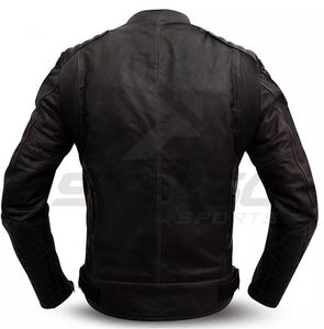 Veste de Moto en Cuir Véritable, Décontractée, en Peau de Mouton pour Homme, Nouvelle Collection 2023 - Product Image 4