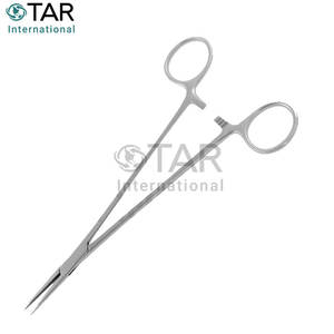 คีมหลอดเลือดแดงแบบหัวตรงขนาด18.0ซม. คีมสำหรับผ่าตัดทำจากสเตนเลสสตีลเครื่องมือทางการแพทย์สำหรับคลินิกมีคุณภาพ - Product Image 4