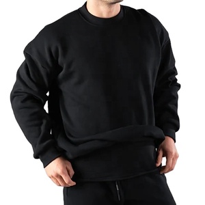 Sudadera de felpa con cuello redondo y estampado gráfico para hombre, estilo casual universitario, lavado ácido, tejido de punto, efecto lavado a la arena, patrón sólido, estampado personalizado, otoño 2026 - Product Image 2