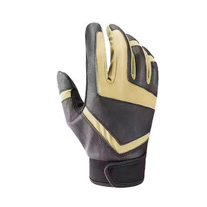 Venta al por mayor de guantes de bateo de béisbol duraderos y flexibles de ajuste rápido antideslizante Palma adultos guantes de bateo de béisbol ligeros - Product Image 2