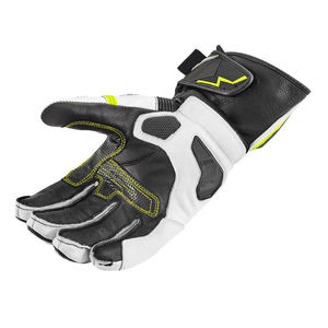Customized Half-Finger Cowhide Racing Gloves for Men Daily <b>Applicable</b> Motorbike Riding Leather Gloves for Summer Winter Use - Product Image 4