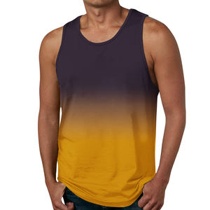 Camiseta sin mangas para hombre de nuevo estilo 2025, camiseta sin mangas personalizada de Color sólido de secado rápido, transpirable, superventas, camisetas sin mangas para hombre - Product Image 3