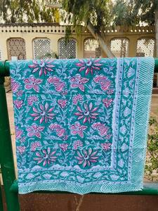 Pure Cotton Beach Sarong <b>Indian</b> Hand Block Print Beach Sarongs Soft Voile Fabric Summer Pareo Gift for Her Women's Clothing - Product Image 4